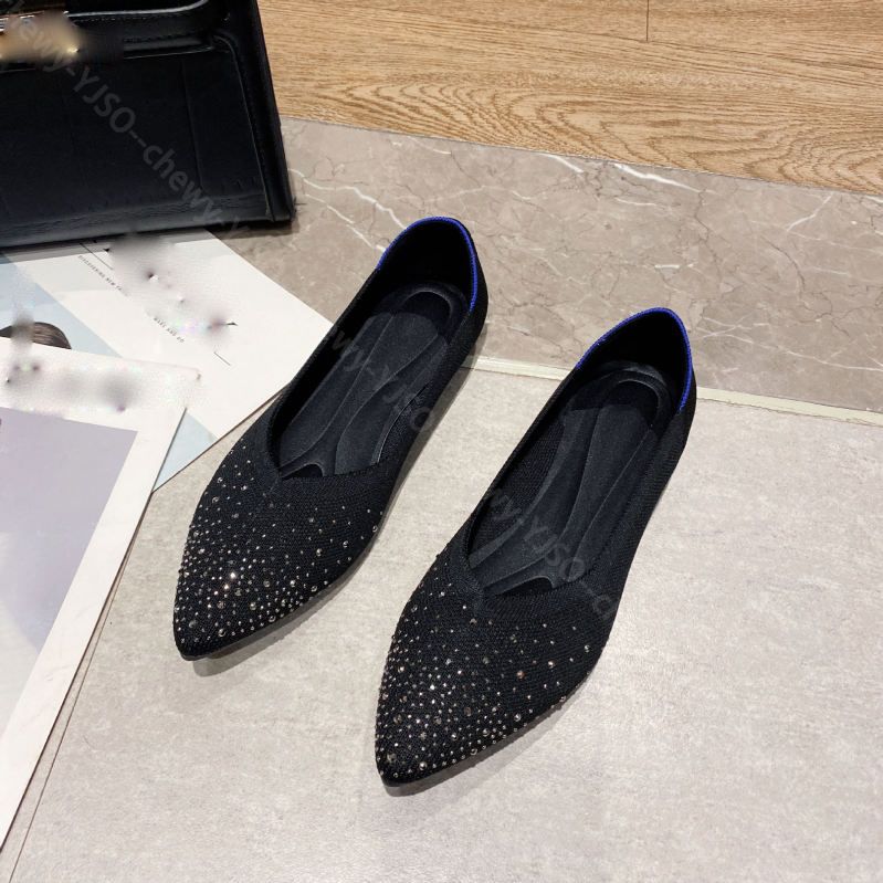 777円OFFクーポン パンプス 痛くない ニット ローヒール ぺたんこ 歩きやすい 旅行 疲れない 走れる 脱げない 立ち仕事 おしゃれ フラット ポインテッドトゥ 柔らかい オフィスシューズ 婦人