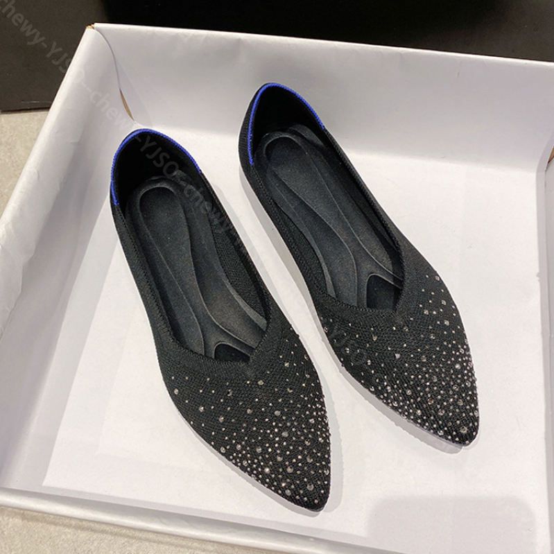 777円OFFクーポン パンプス 痛くない ニット ローヒール ぺたんこ 歩きやすい 旅行 疲れない 走れる 脱げない 立ち仕事 おしゃれ フラット ポインテッドトゥ 柔らかい オフィスシューズ 婦人