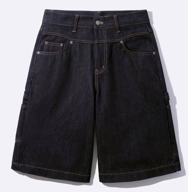 【JEMUT】23SS★ Simon Carpenter Denim Half Pants JEMUT]☆SIMON CARPENTER DENIM HALF PANTS (Jemut/ショート