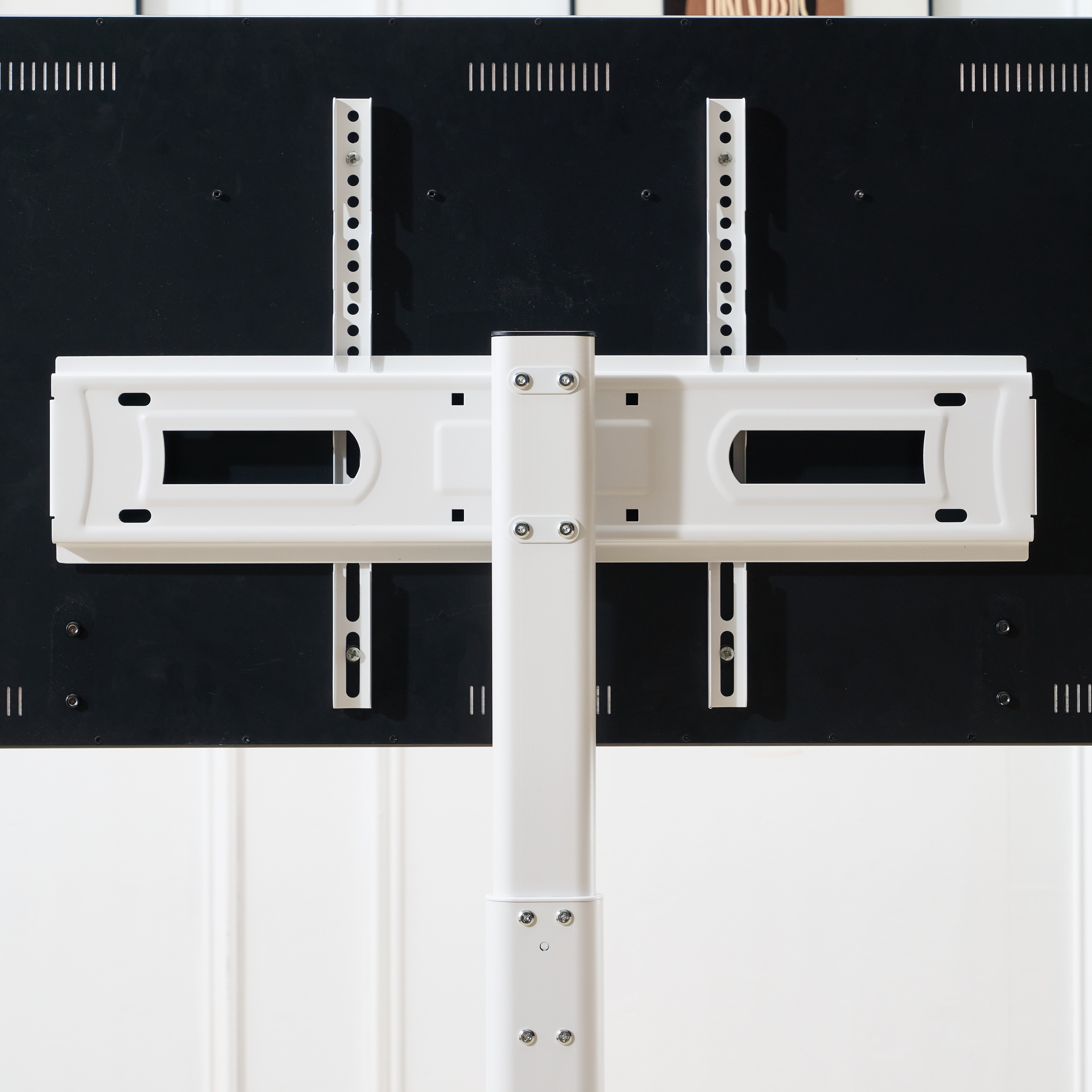 【安心保証】テレビスタンド キャスター付き 壁寄せ ロータイプ 耐震 テレビ台 WALL 単品 棚板 セット テレビ 対応 首振り 角度 調整 壁掛け風 おしゃれ シンプル 白 木目 回転 移動式 T