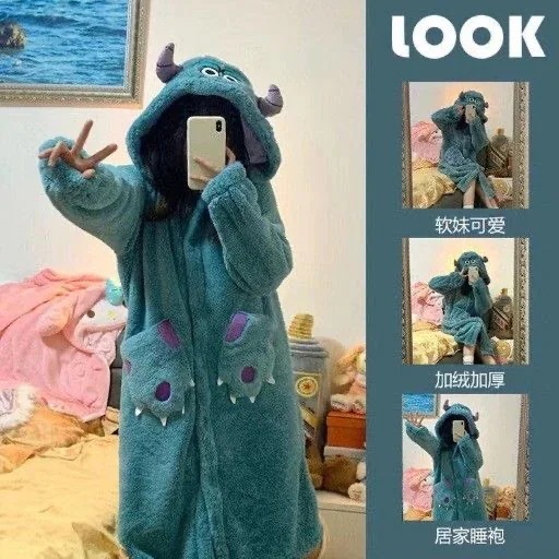 【10点セット】秋冬 ins 韓国パジャマ かわいいモンスタールームウェア 修学旅行人気の学園グループ服 モコモコバスローブ着ぐるみコスプレ 団体服 アウター 厚手 通勤 通学161 【10点セット】秋冬 ins 韓国パジャマ かわいいモンスタールームウェア 修学旅行人気の学園グループ服 モコモコバスローブ着ぐるみコスプレ 団体服 アウター 厚手 通勤 通学161