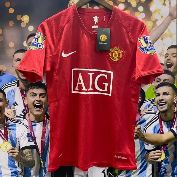 07-08マンチェスター・ユナイテッド ロナウド 半袖ユニフォーム 【公式