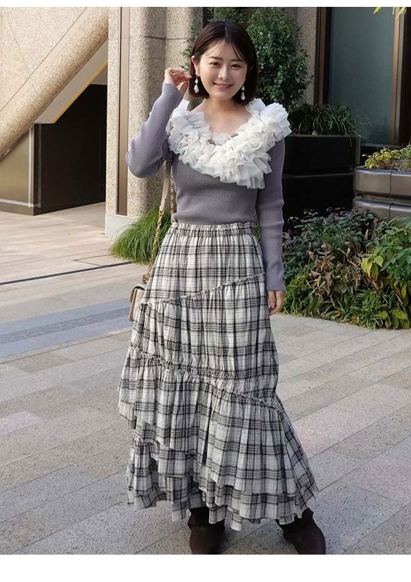 リリーブラウン トップス＆スカート リリーブラウン 刺繍チャイナ