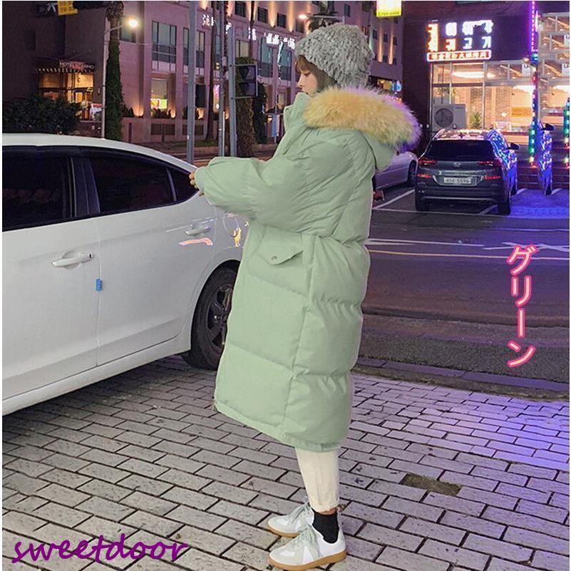 秋冬中綿コート フードは取り外し可 レディースミディアム丈 ファーティペット綿入れ 大きいサイズ カジュアルロック丈コート防寒厚手アウター