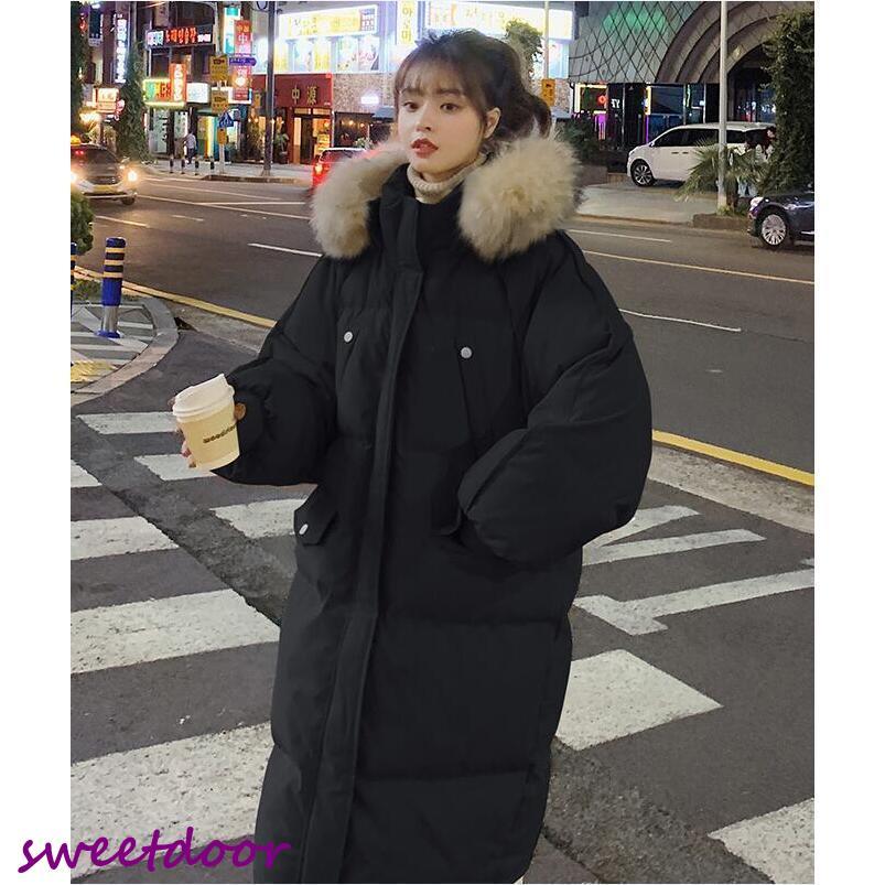 秋冬中綿コート フードは取り外し可 レディースミディアム丈 ファーティペット綿入れ 大きいサイズ カジュアルロック丈コート防寒厚手アウター