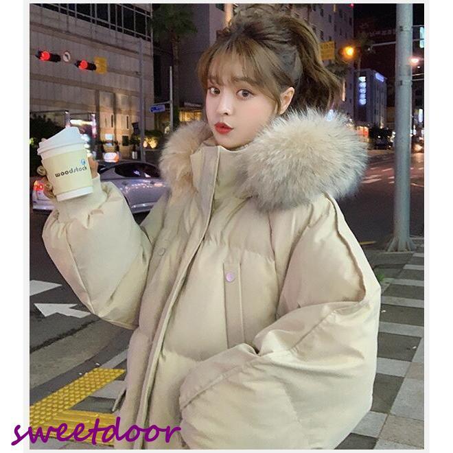 秋冬中綿コート フードは取り外し可 レディースミディアム丈 ファーティペット綿入れ 大きいサイズ カジュアルロック丈コート防寒厚手アウター