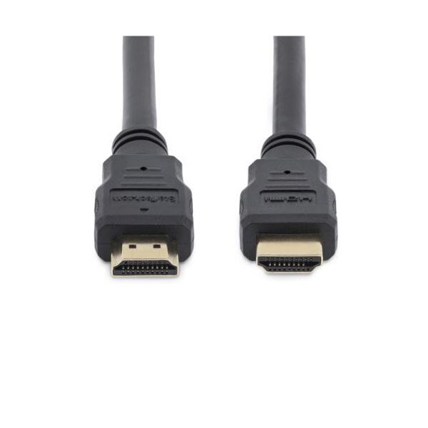 （まとめ） StarTech.com ハイスピードHDMIケーブル 0.5m オス-オス ブラック HDMM50CM 1本 [x3セット]