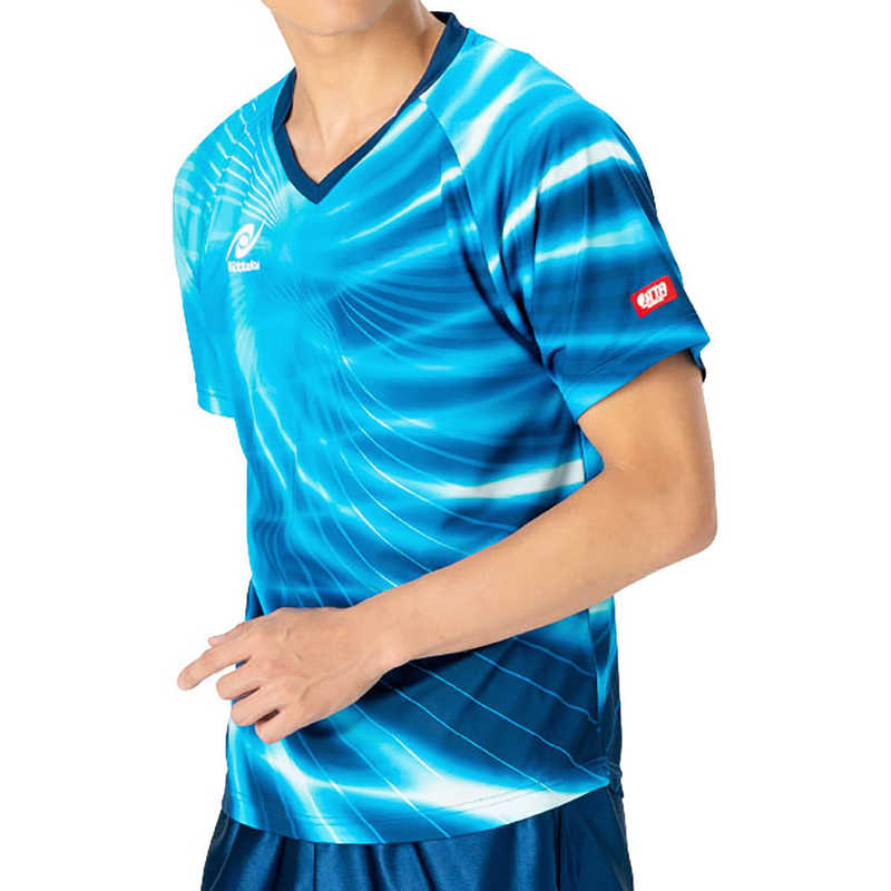 ニッタク 卓球用品 Nittaku ユニセックス エディ―シャツ ブルー S NW2215 ニッタク 卓球用品 Nittaku ユニセックス エディ―シャツ ブルー S NW2215