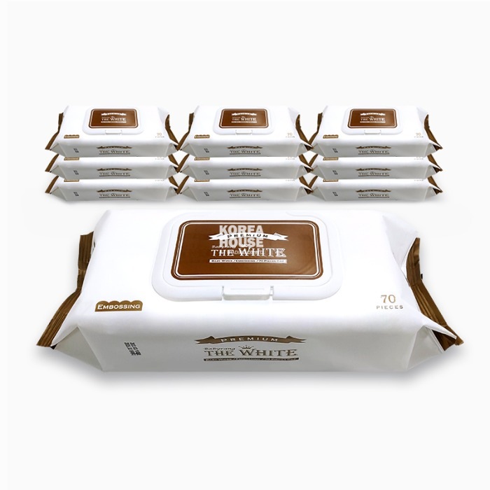 Premium babyrang wet wipes The white with cap(70count) Premium babyrang wet wipes The white with cap(70count)