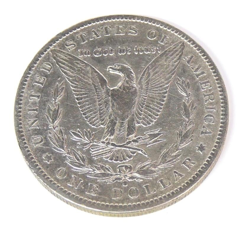 アメリカ 1ドル銀貨 自由の女神 1890年 モルガン【中古】(65987