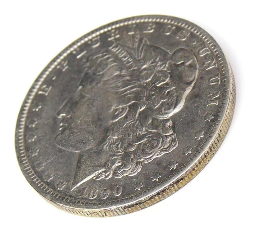 アメリカ古銭　1884年　モルガン　1ドル金貨　リバティ　イーグル　自由の女神 1880年 アメリカ古銭 1ドル モルガン 自由の女神 イーグル