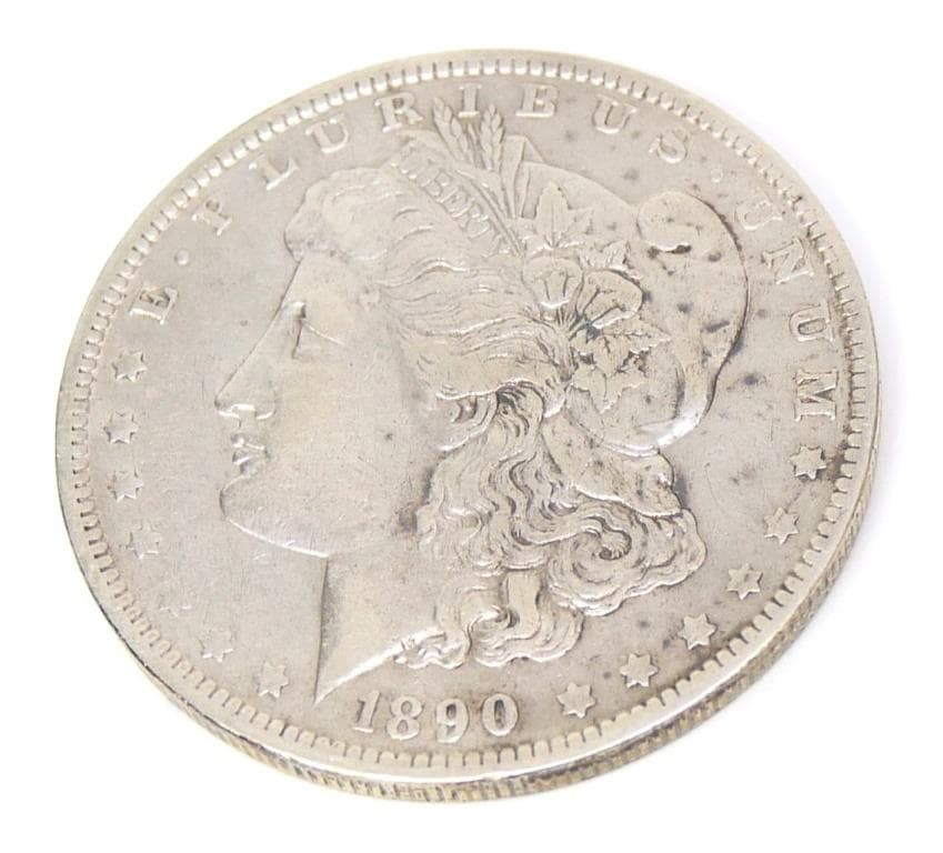 アメリカ古銭　1884年　モルガン　1ドル金貨　リバティ　イーグル　自由の女神 1880年 アメリカ古銭 1ドル モルガン 自由の女神 イーグル