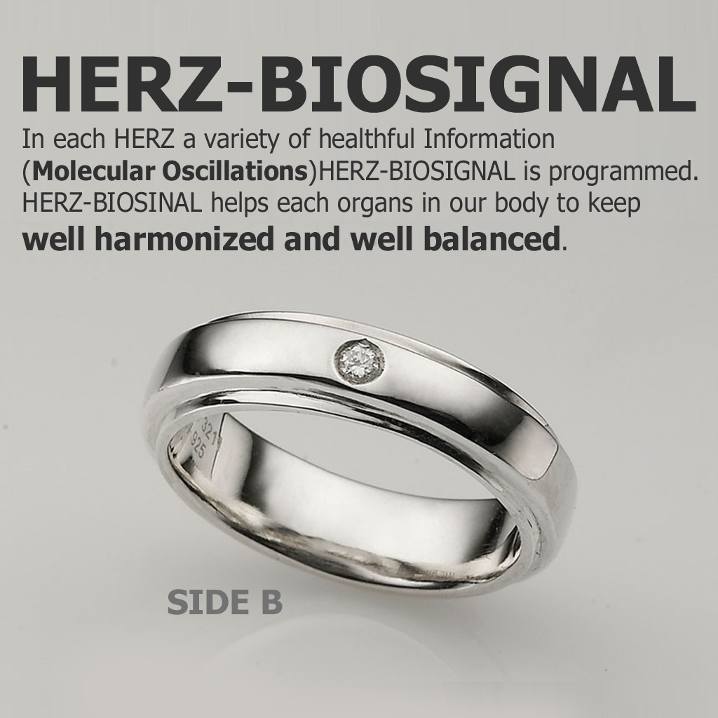 HERZ RING THE SMART リング ドイツの技術 分子震動を応用した先端健康ジュエリー HERZ RING THE SMART リング ドイツの技術 分子震動を応用した先端健康ジュエリー