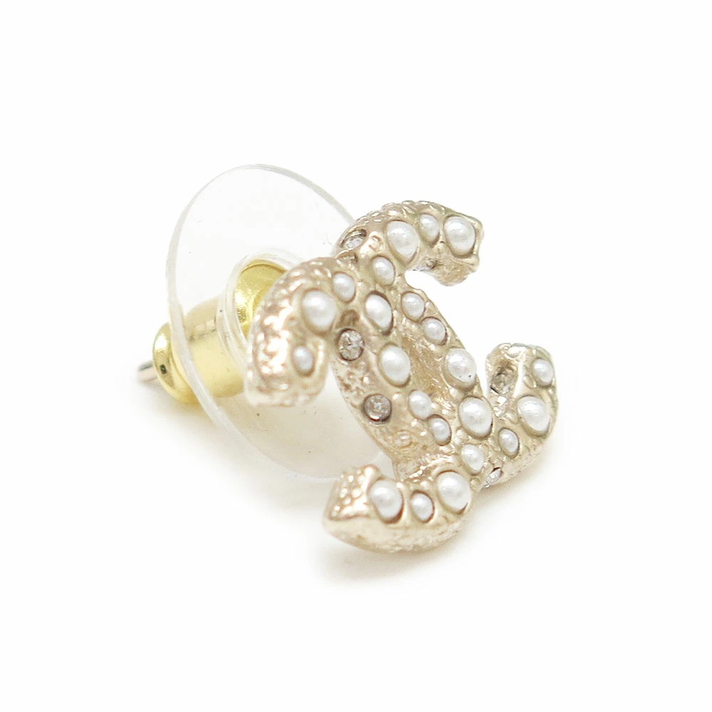 ピアス レディース スタッドピアス アクセサリー ココマーク CCマーク パール ラインストーン ゴールド A64766 B06258 ND321 ピアス レディース スタッドピアス アクセサリー ココマーク CCマーク パール ラインストーン ゴールド A64766 B06258 ND321