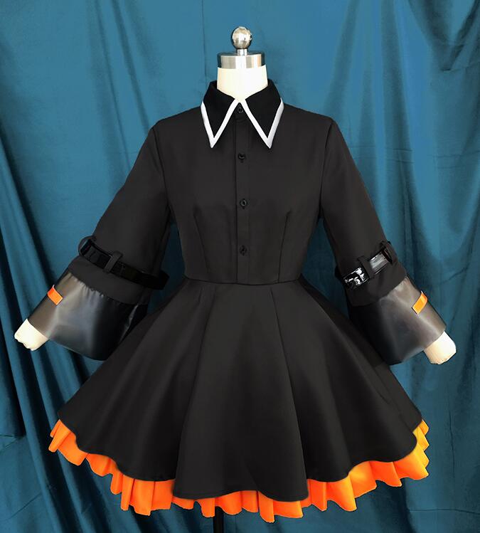 VTuber バーチャルライバー Alban Knox アルバーン ノックス メイド服 ステージ服 舞台 演出服 ハロウィン クリスマス イベント 変身 仮装 変装 制服 大人用 文化祭 学園祭