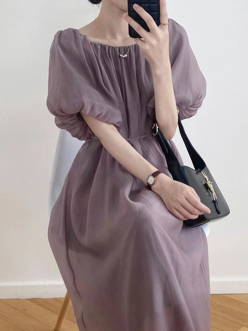 ロングワンピース フレア 春夏 レディース ゆったり リゾートワンピース ロング丈 無地 ふんわり バルーンスリーブ Aライン 五分袖 5分袖 大人可愛い マキシ丈ワンピース ボリューム袖 上品 夏 ロングワンピース フレア 春夏 レディース ゆったり リゾートワンピース ロング丈 無地 ふんわり バルーンスリーブ Aライン 五分袖 5分袖 大人可愛い マキシ丈ワンピース ボリューム袖 上品 夏