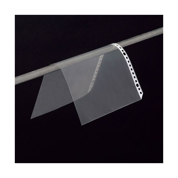 (まとめ) ビュートン クリヤーブック(クリアブック)ポケット A4タテ 2・4・30穴 CBP-A4-100 1パック(100枚) (×10セット)