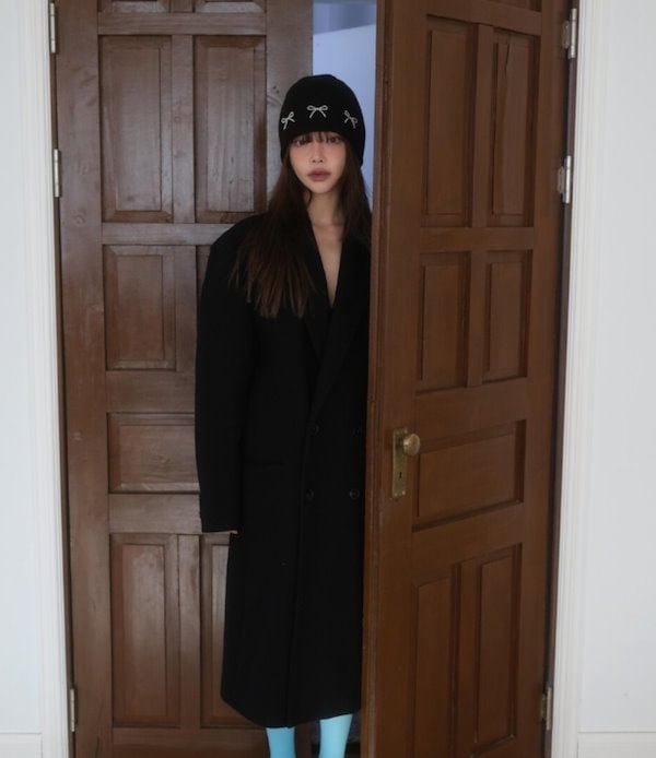 ★lesserafim サクラ★YEGG★送料込み★韓国★人気★Ribbon hat Qoo10] YEGG LE SSERAFIM SAKURA 着