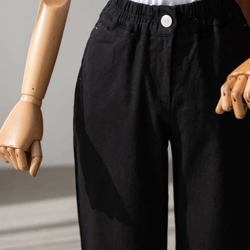 ボトムス パンツ Gパン ストレートパンツ 膝下 アンクル丈 ストレート ゆったり 綿 かわいい 大人可愛い シンプル カジュアル 大人 おしゃれ お洒落 かっこいい