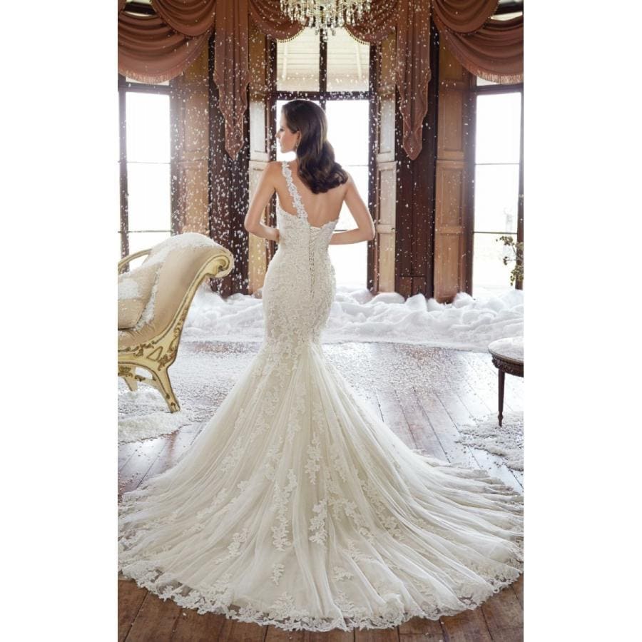 マーメイドドレス ウエディングドレス 安い ロングドレス 結婚式 ブライダル ウェディングドレス 二次会 マーメイドラインドレス バックレス wedding dress-137