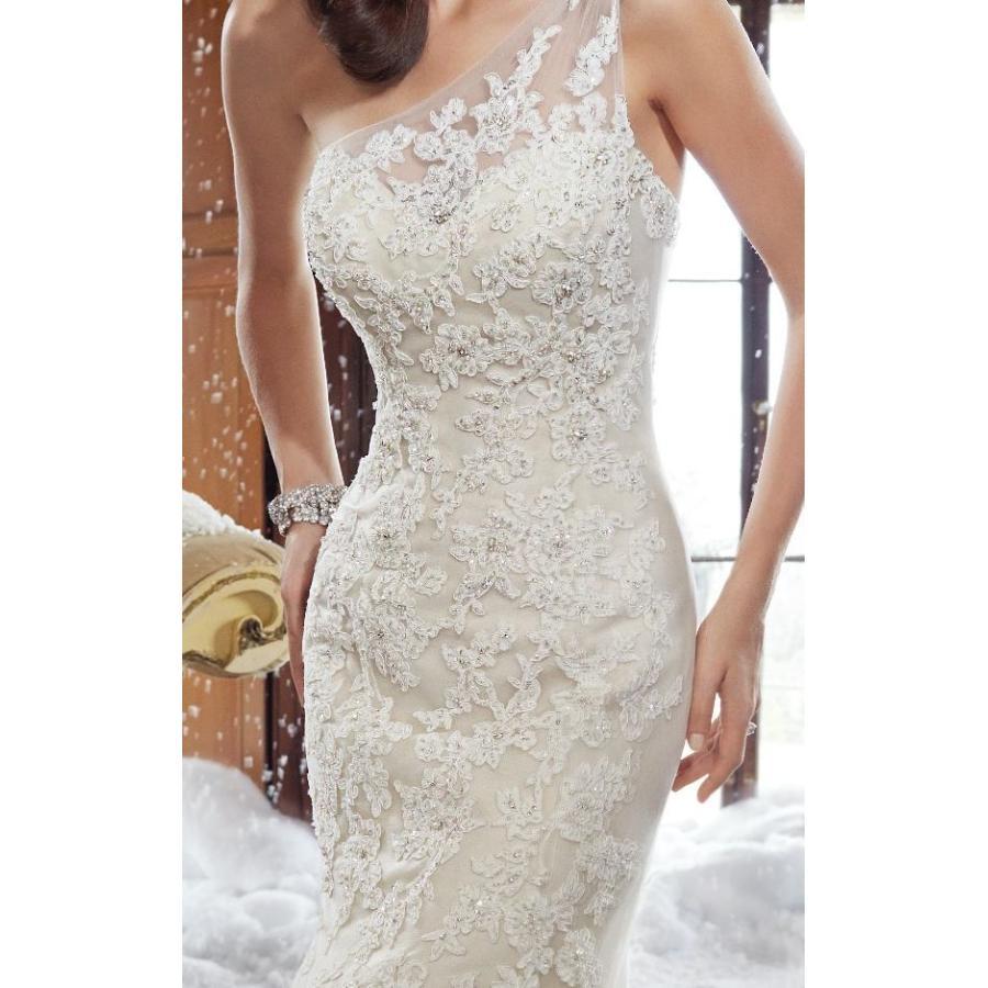 マーメイドドレス ウエディングドレス 安い ロングドレス 結婚式 ブライダル ウェディングドレス 二次会 マーメイドラインドレス バックレス wedding dress-137