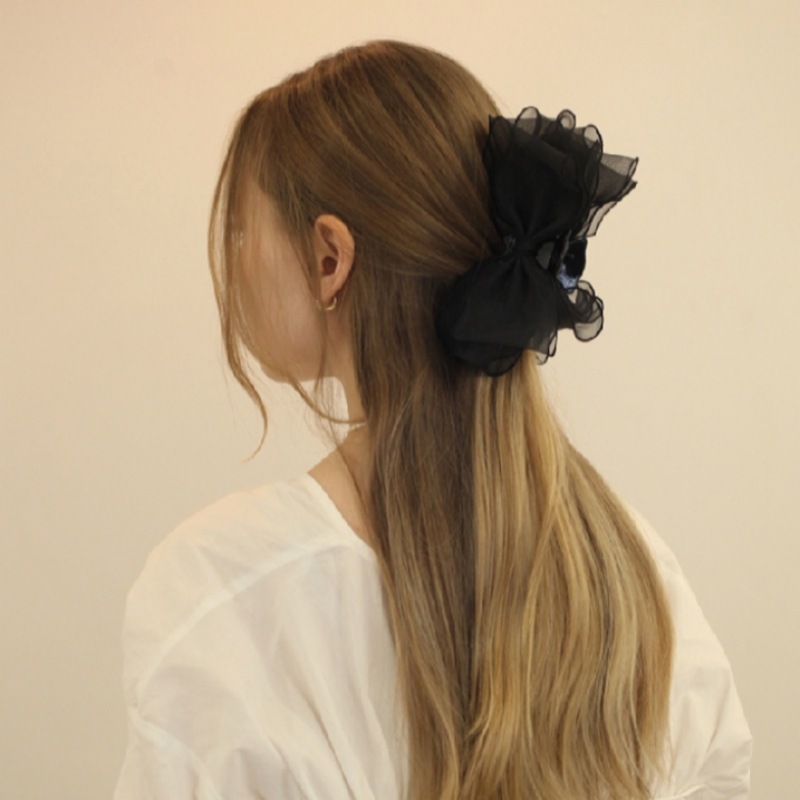 HAS LV025 ダブルリボンヘアクリップ HAS LV025 ダブルリボンヘアクリップ