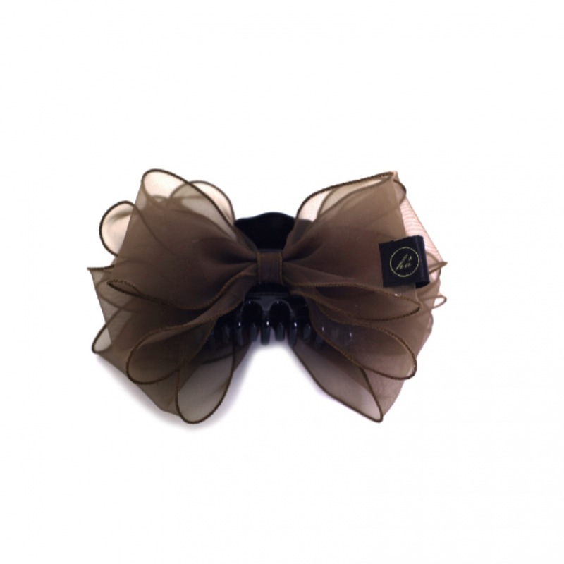 HAS LV025 ダブルリボンヘアクリップ HAS LV025 ダブルリボンヘアクリップ