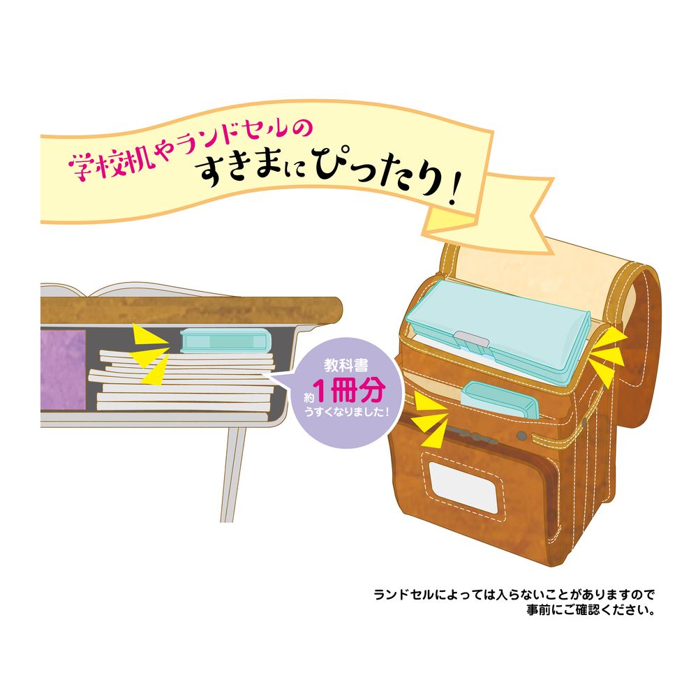 （まとめ買い）筆箱 ペールカラー ラメプックリ筆入 シャーベットブルー SF027 [x3]