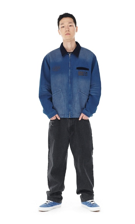 [mahagrid] WASHED WORK JACKET