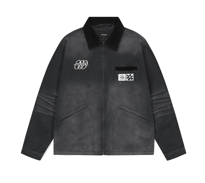 [mahagrid] WASHED WORK JACKET