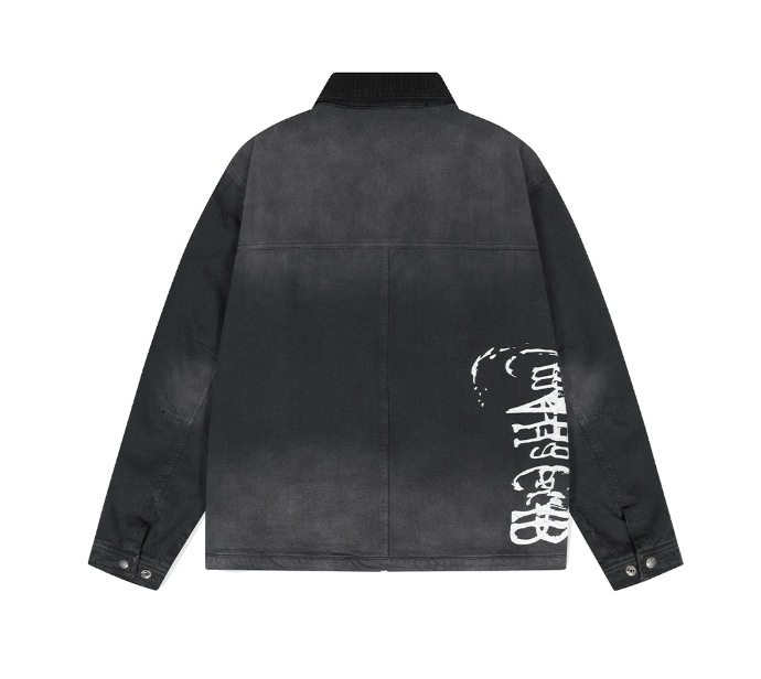 [mahagrid] WASHED WORK JACKET