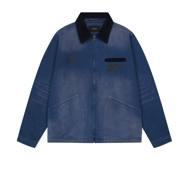 [mahagrid] WASHED WORK JACKET