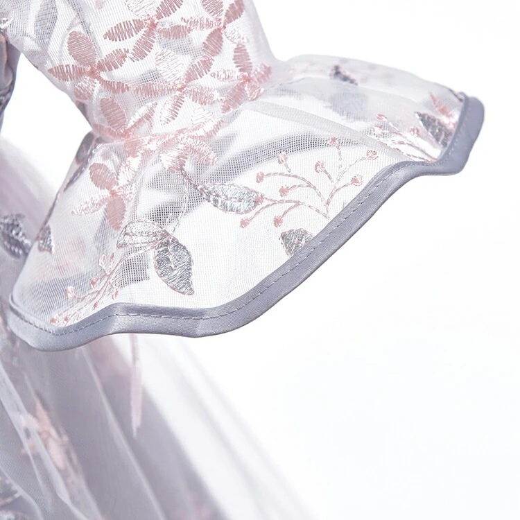 【の製品】花柄 子供 ドレス 刺繍 ピアノ 発表会 ドレス 衣装 キッズドレス 発表会 結婚式 子供服 女の子 フォーマル ピアノ発表会 花 ワンピース レース ワンピース パーティードレス 子