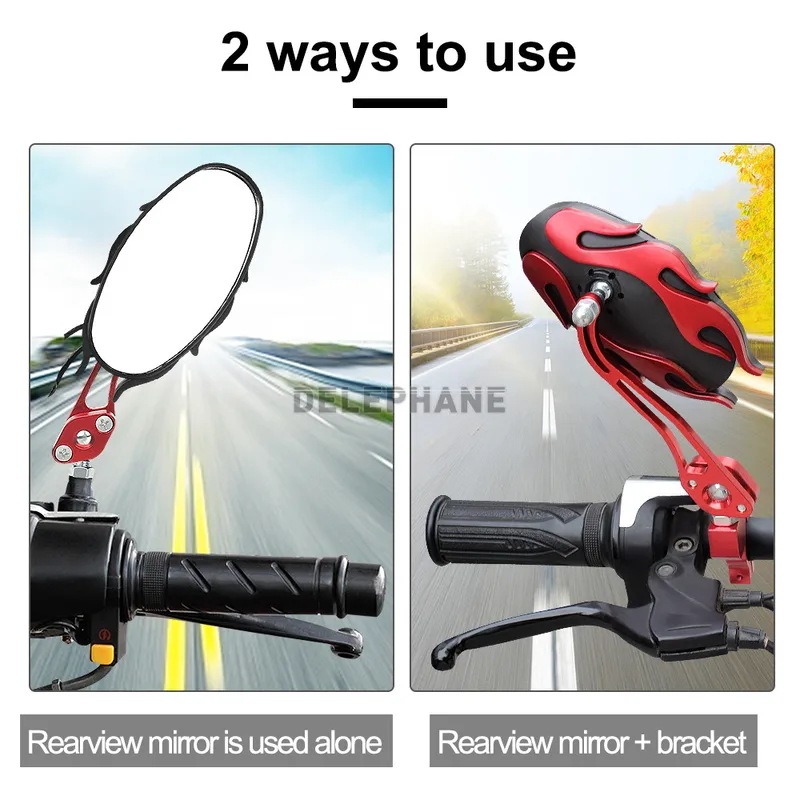 調整可能なリアビュー自転車バックミラー,アルミニウムロッド,ユニバーサル,マウンテンバイク,ロードバイク,子供用,360 調整可能なリアビュー自転車バックミラー,アルミニウムロッド,ユニバーサル,マウンテンバイク,ロードバイク,子供用,360