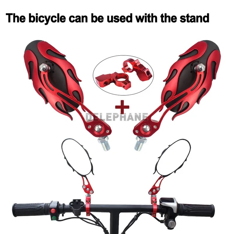 調整可能なリアビュー自転車バックミラー,アルミニウムロッド,ユニバーサル,マウンテンバイク,ロードバイク,子供用,360 調整可能なリアビュー自転車バックミラー,アルミニウムロッド,ユニバーサル,マウンテンバイク,ロードバイク,子供用,360