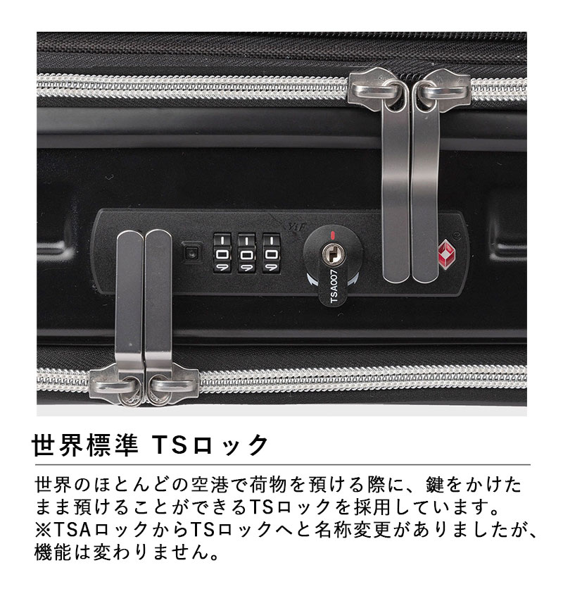 T＆S レジェンドウオーカー LEGEND WALKER 35L 機内持込 Malibu マリブ 5208-49 スーツケース キャリーケース フロントオープン TSロック ストッパー ダ