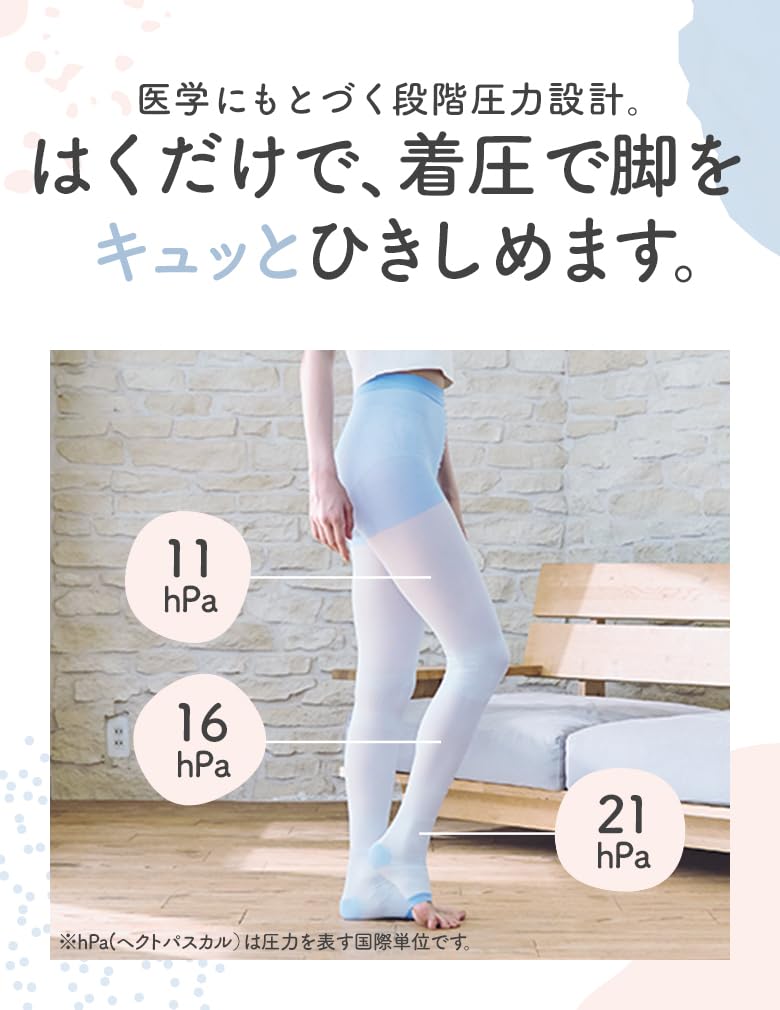 メディキュット 【Amazon.co.jp 限定】着圧ソックス 骨盤 寝ながら クール 冷感 ボディシェイプ 骨盤サポート スパッツ L + おまけ付き メディキュット 【Amazon.co.jp 限定】着圧ソックス 骨盤 寝ながら クール 冷感 ボディシェイプ 骨盤サポート スパッツ L + おまけ付き