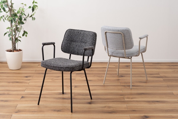 ダイニングチェア PC-183DGY アームチェア 肘掛けあり 肘つき 肘あり アームレスト スチール ブークレ ブークレ生地 おしゃれ シンプル モダン スタイリッシュ インダストリアル グレー ダ ダイニングチェア PC-183DGY アームチェア 肘掛けあり 肘つき 肘あり アームレスト スチール ブークレ ブークレ生地 おしゃれ シンプル モダン スタイリッシュ インダストリアル グレー ダ