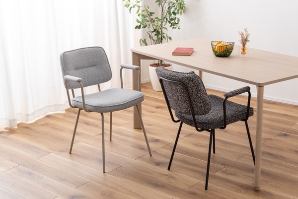 ダイニングチェア PC-183DGY アームチェア 肘掛けあり 肘つき 肘あり アームレスト スチール ブークレ ブークレ生地 おしゃれ シンプル モダン スタイリッシュ インダストリアル グレー ダ ダイニングチェア PC-183DGY アームチェア 肘掛けあり 肘つき 肘あり アームレスト スチール ブークレ ブークレ生地 おしゃれ シンプル モダン スタイリッシュ インダストリアル グレー ダ