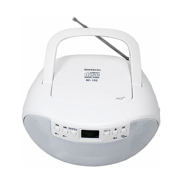 WINTECH CDラジオ KC-132W WINTECH CDラジオ KC-132W