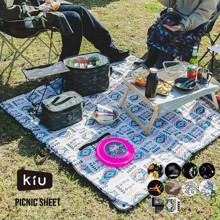 【色: 06.カーム ペイズリー】KiU レジャーシート 防水 600D ピクニ 色: 06.カーム ペイズリー】KiU レジャーシート 防水 600D ピクニ