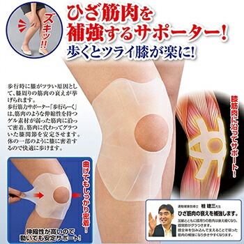 歩行筋力サポーター 歩行らーく(片足用)(2個セット) 膝サポーター エラストマー シリコン 密着 ひざ 膝関節 関節痛 膝筋肉補強 歩行筋力サポーター 歩行らーく(片足用)(2個セット) 膝サポーター エラストマー シリコン 密着 ひざ 膝関節 関節痛 膝筋肉補強