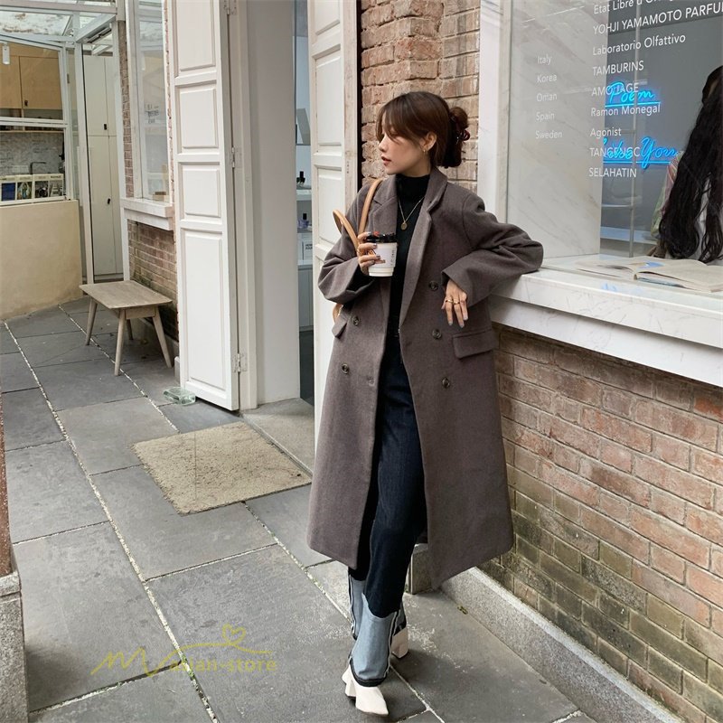 コート レディース チェスターコート ロングコート ラシャコート 無地 ポケット付き 綺麗め ラシャ コート レディース チェスターコート ロングコート ラシャコート 無地 ポケット付き 綺麗め ラシャ