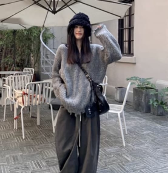 レディース トップス ニット セーター ミモレ Vネック 長袖 かわいい きれいめ シンプル カジュアル 上品 おしゃれ かっこいい レトロ こなれ感 ラフ ガーリー ルーズ 個性的 クール レディース トップス ニット セーター ミモレ Vネック 長袖 かわいい きれいめ シンプル カジュアル 上品 おしゃれ かっこいい レトロ こなれ感 ラフ ガーリー ルーズ 個性的 クール