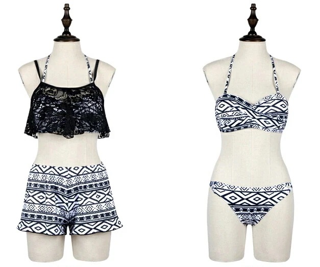 水着 4点セット MIZUGI ビキニ レース -f017 レディス水着 上品 オシャレ オフショルダー 幾何柄 ビスチェ バンドゥ フリル 海外旅行 新婚旅行 タンキニ 大きいサイズ エスニッ 水着 4点セット MIZUGI ビキニ レース -f017 レディス水着 上品 オシャレ オフショルダー 幾何柄 ビスチェ バンドゥ フリル 海外旅行 新婚旅行 タンキニ 大きいサイズ エスニッ