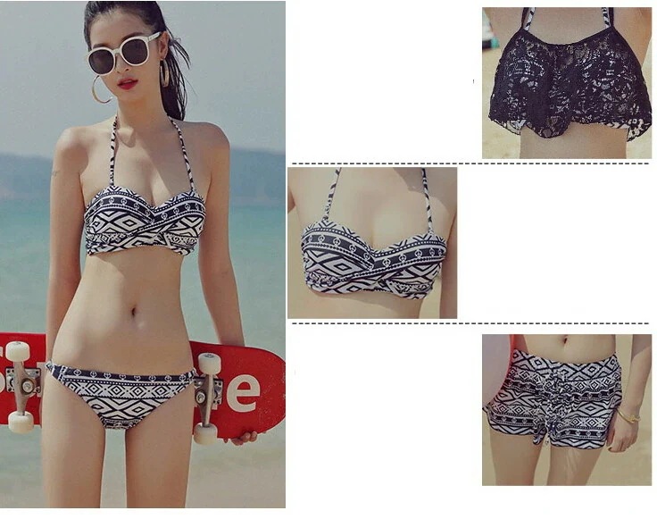 水着 4点セット MIZUGI ビキニ レース -f017 レディス水着 上品 オシャレ オフショルダー 幾何柄 ビスチェ バンドゥ フリル 海外旅行 新婚旅行 タンキニ 大きいサイズ エスニッ 水着 4点セット MIZUGI ビキニ レース -f017 レディス水着 上品 オシャレ オフショルダー 幾何柄 ビスチェ バンドゥ フリル 海外旅行 新婚旅行 タンキニ 大きいサイズ エスニッ