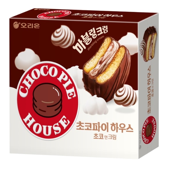 【New韓国人気】 チョコパイハウス チョコアンドクリーム いちごアンドクリーム 408g x 各2個ずつ