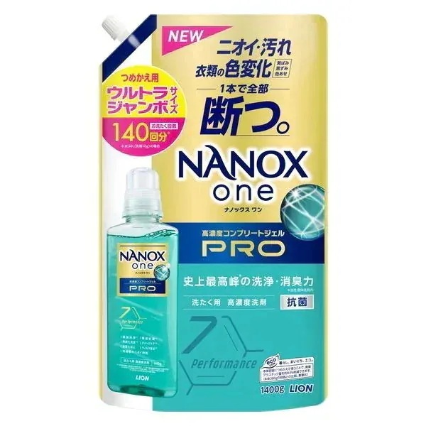 【1箱】NANOX one PRO 詰替用ウルトラジャンボ 1400g×6個セット
