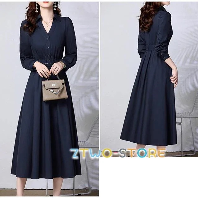 【急速出荷!】ワンピースドレスその他 ワンピースドレスきれいめ 上品 ミモレ丈 ベルト付き 無地 ワンピース ワンピース ワンピースドレス 春 4L 秋 3L 春 ワンピース シンプル 大きいサイズ