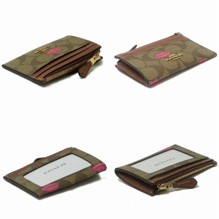 財布 レディース キーケース キーリング コインケース カードケース 定期入れ 小銭入れ ピンク 白 ホワイト 【ネコポス】